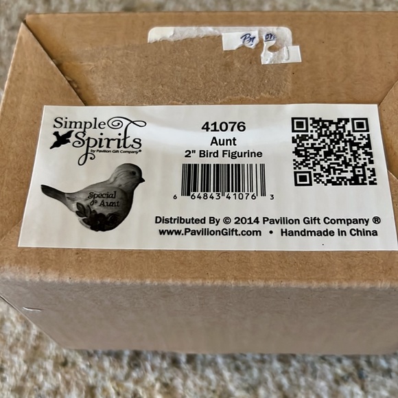 Special Aunt Bird Figurine- New with Box- Adorable! - Simple Spirits Collection - Picture 3 of 5